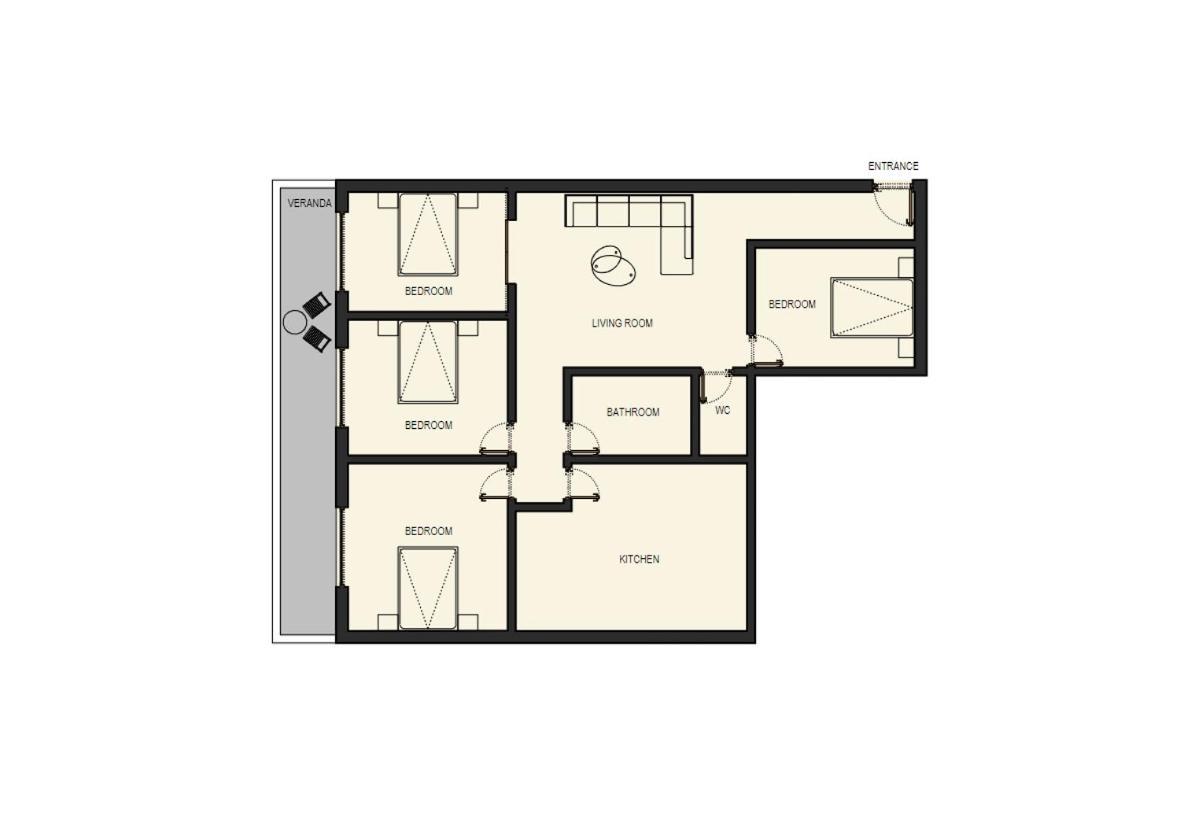 Apartament Houseloft Meteora Spirit Tríkala Zewnętrze zdjęcie
